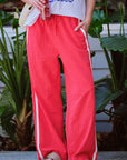 CERES LIFE | RELAXED DRAWSTRING PANT - HERITAGE RED