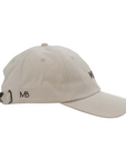 MINT | EMBROIDERED CAP - BEIGE