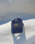 MIA CAPRI | EMBROIDERED CAP - BLUE