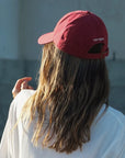 MIA CAPRI | EMBROIDERED CAP - RED