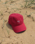 MIA CAPRI | EMBROIDERED CAP - RED