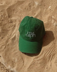 MIA CAPRI | EMBROIDERED CAP - GREEN