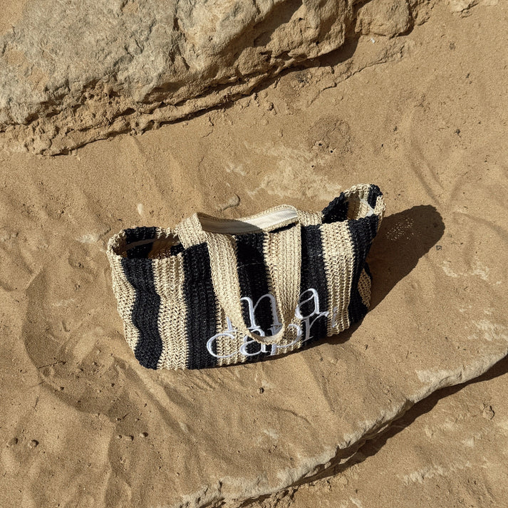 MIA CAPRI | VACAY BAG - NAVY STRIPE