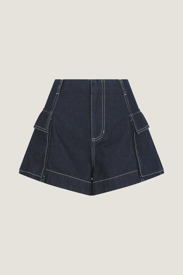 SHONA JOY | JAQUES PATCH POCKET SHORT