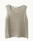 LITTLE LIES | SQUARE NECK TANK - NATURAL